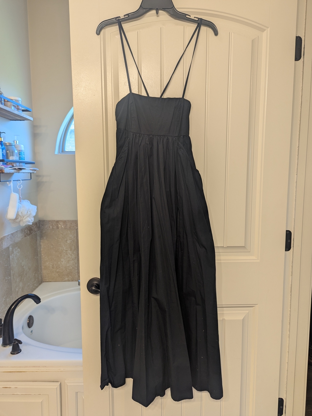 UO Iggy Poplin Midi Dress